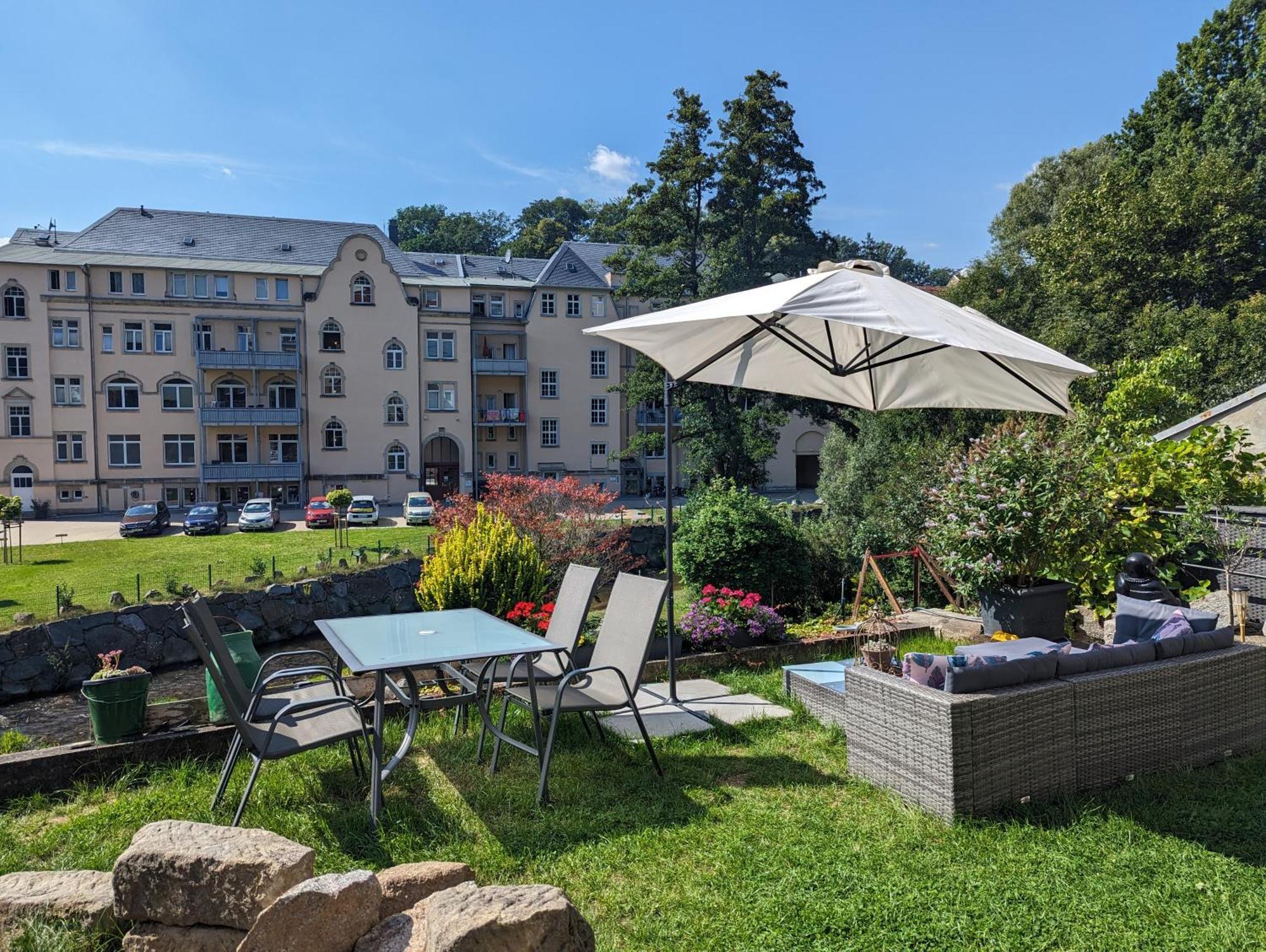 F2 - Urlaubsmagie Sauna, Whirlpool, Pool & Garten Sebnitz Eksteriør bilde