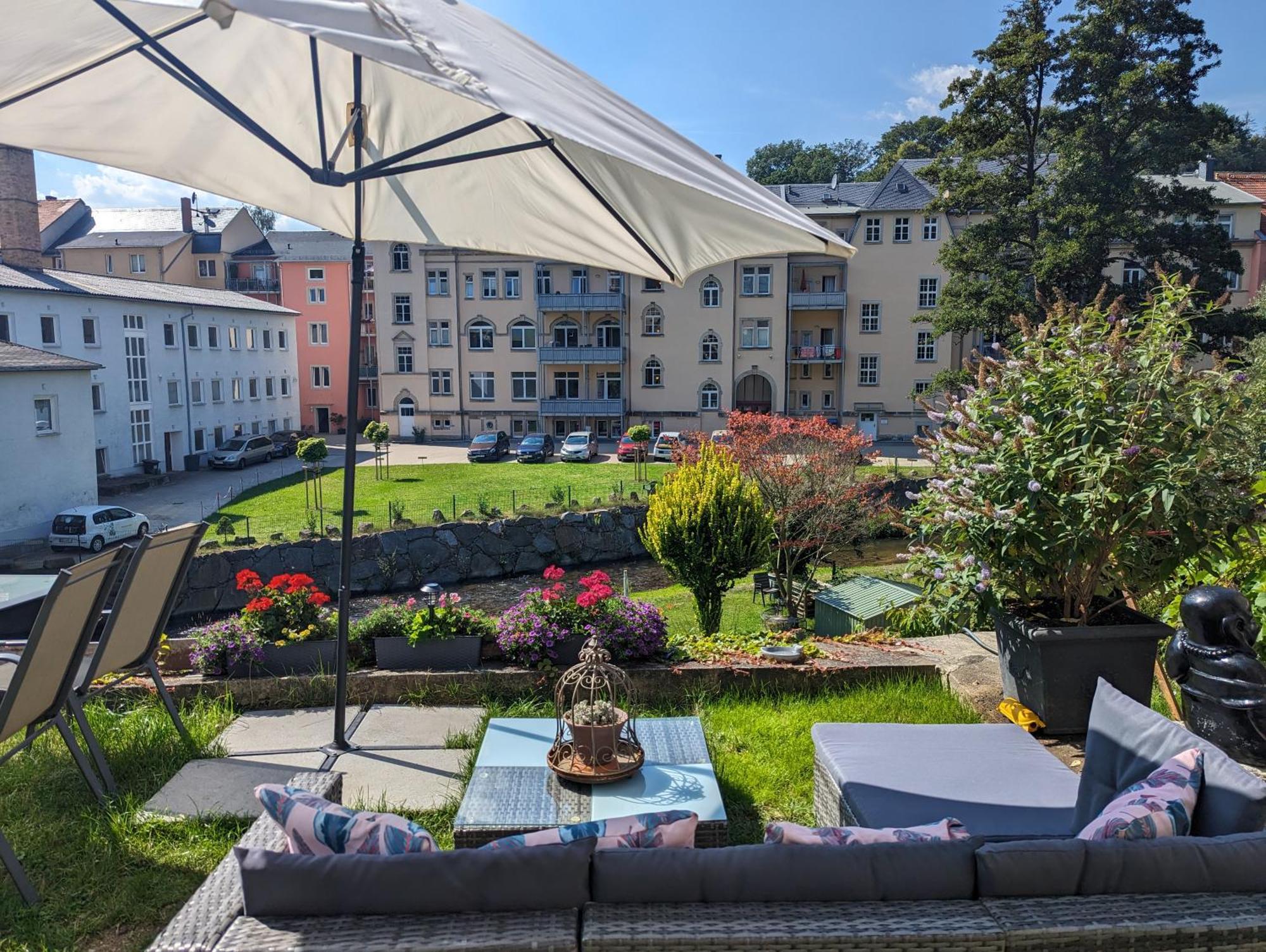 F2 - Urlaubsmagie Sauna, Whirlpool, Pool & Garten Sebnitz Eksteriør bilde