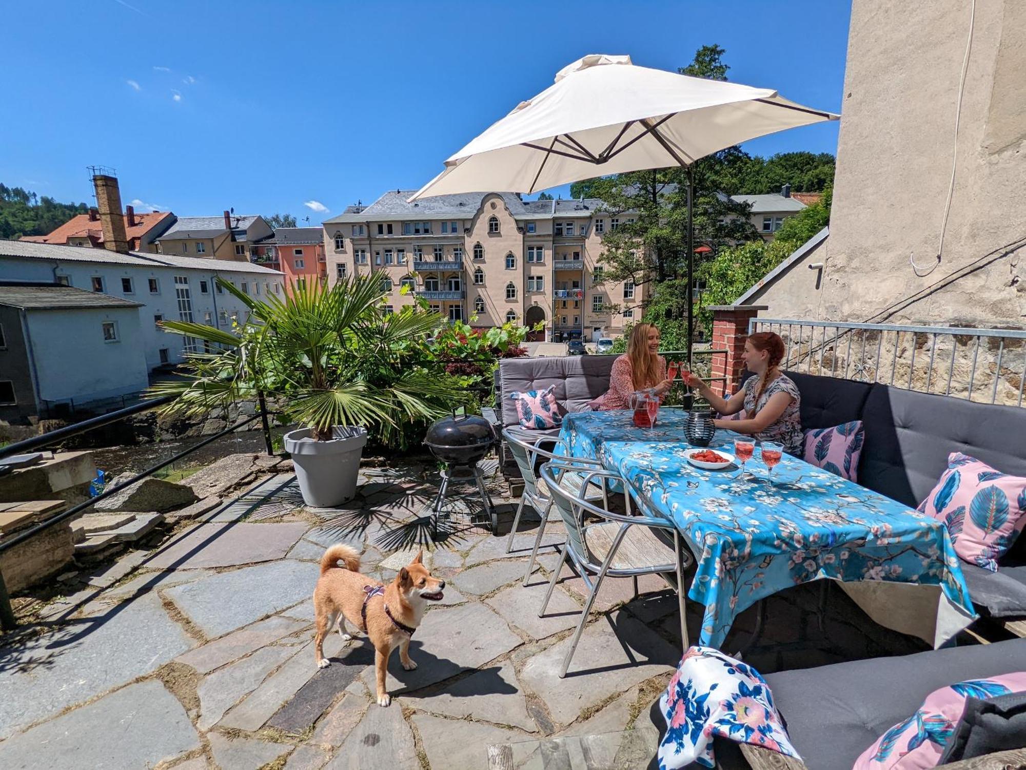 F2 - Urlaubsmagie Sauna, Whirlpool, Pool & Garten Sebnitz Eksteriør bilde